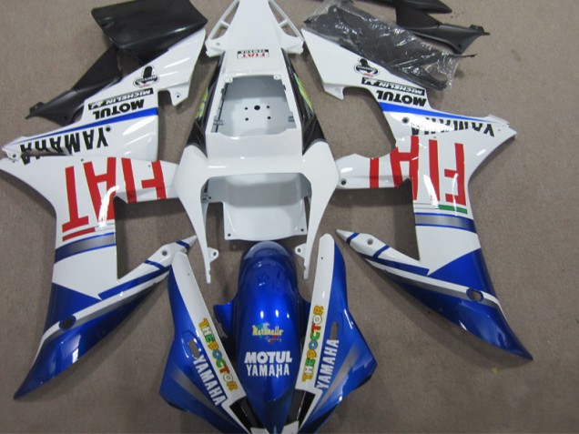 2002-2003 Blue White Motul Fiat Yamaha YZF R1 Motorcycle Bodywork UK Factory