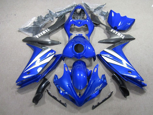 2007-2008 Blue White Yamaha YZF R1 Motorcycle Fairings UK Factory 2007-2008 Blue White Yamaha YZF R1 Motorcycle Fairings UK Factory