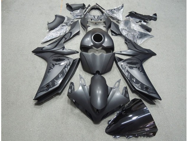 2007-2008 Black Yamaha YZF R1 Motorcycle Fairings Kits UK Factory 2007-2008 Black Yamaha YZF R1 Motorcycle Fairings Kits UK Factory