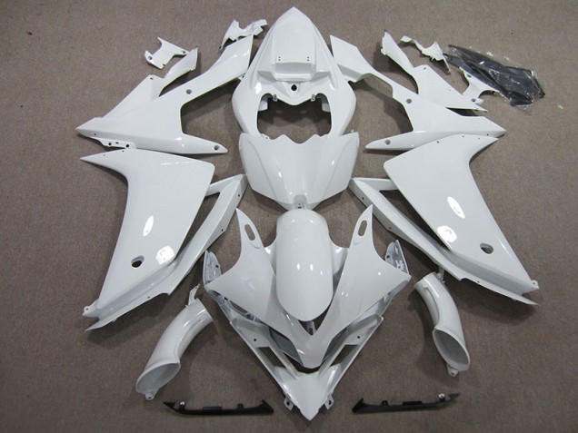 2007-2008 White Yamaha YZF R1 Motorcycle Fairings UK Factory 2007-2008 White Yamaha YZF R1 Motorcycle Fairings UK Factory