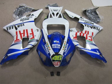 2009-2011 Blue White Motul Dunlop 46 Yamaha YZF R1 Motorbike Fairing UK Factory