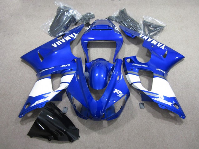 2009-2011 Blue White Yamaha YZF R1 Moto Fairings UK Factory