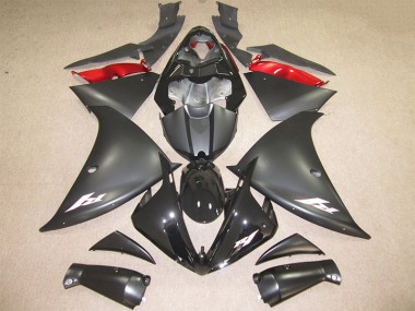 2009-2011 Black Yamaha YZF R1 Motorcycle Fairings Kit UK Factory