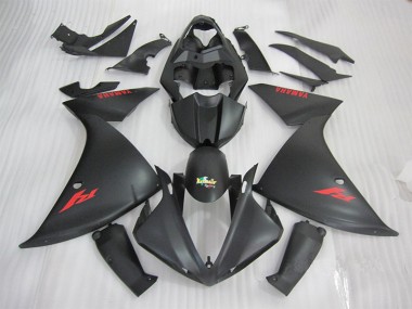 2009-2011 Black Red Yamaha YZF R1 Motorcycle Fairings UK Factory