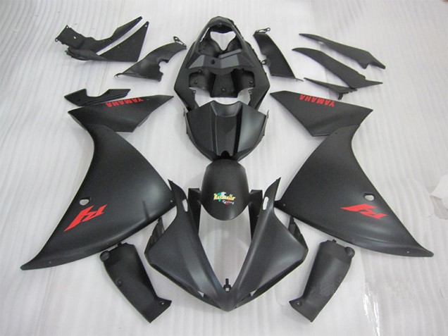 2009-2011 Black Red Yamaha YZF R1 Motorcycle Fairings UK Factory