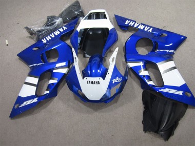 1998-2002 Blue White Yamaha YZF R6 Replacement Fairings UK Factory