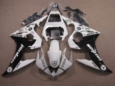 2003-2005 White Black Yamaha YZF R6 Motorbike Fairings UK Factory