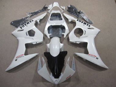 2003-2005 White Yamaha YZF R6 Bike Fairing UK Factory