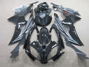 2006-2007 Black Yamaha YZF R6 Motorcycle Fairings UK Factory