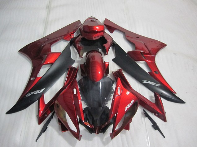 2006-2007 Red Yamaha YZF R6 Motor Fairings UK Factory