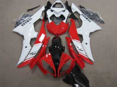 2008-2016 Red White Black Decal Yamaha YZF R6 Bike Fairing UK Factory