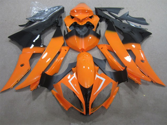 2008-2016 Orange Yamaha YZF R6 Motorcycle Fairings UK Factory