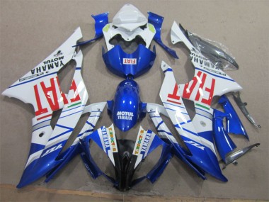 2008-2016 White Black Red Fiat Yamaha YZF R6 Motorbike Fairing Kits UK Factory