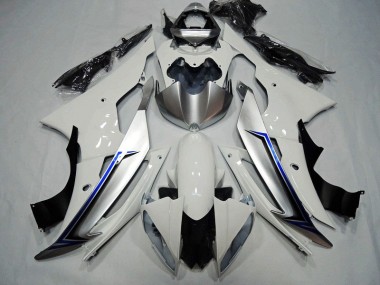 2008-2016 White Black Blue Yamaha YZF R6 Motorcycle Replacement Fairings UK Factory